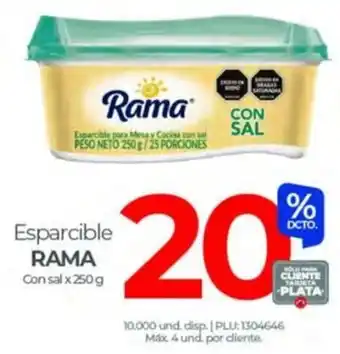 Olímpica Rama esparcible con sal oferta