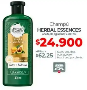 Olímpica Herbal essences champú oferta