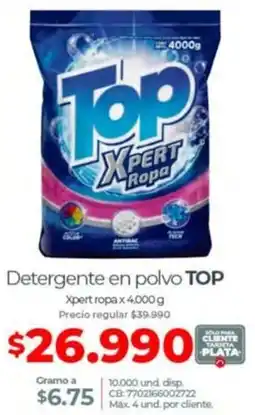 Olímpica Top detergente en polvo oferta