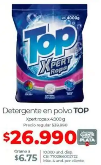 Olímpica Top detergente en polvo oferta