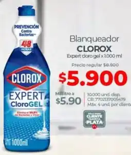 Olímpica Clorox blanqueador expert coro gel oferta