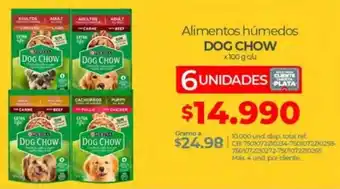 Olímpica Dog chow alimentos húmedos oferta