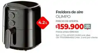 Olímpica Olimpo freidora de aire oferta