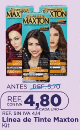 FarmaTodo Línea de tinte maxton kit oferta