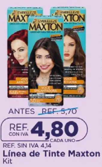 FarmaTodo Línea de tinte maxton kit oferta