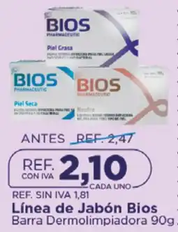 FarmaTodo Bios línea de jabón oferta