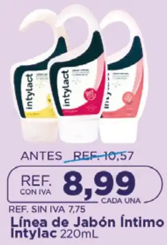 FarmaTodo Intylac línea de jabón íntimo oferta