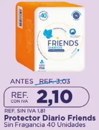 FarmaTodo Friends protector diario oferta