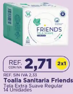 FarmaTodo Friends toalla sanitaria oferta