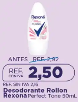 FarmaTodo Rexona desodorante rollon perfect tone oferta