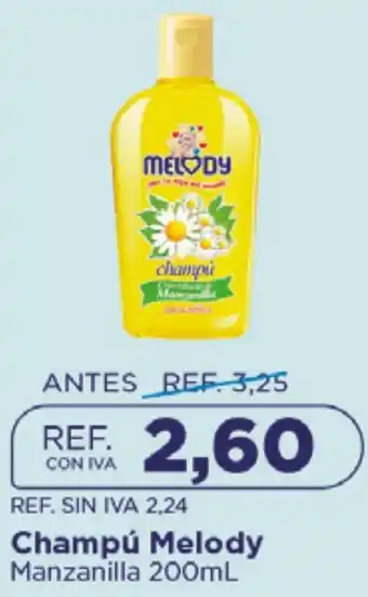 FarmaTodo Melody champú manzanilla oferta