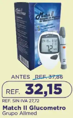 FarmaTodo Match II glucometro grupo allmed oferta