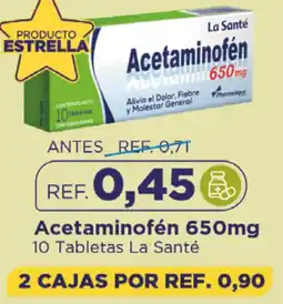 FarmaTodo Acetaminofén oferta