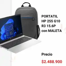 Claro Hp portatil 255 G10 oferta