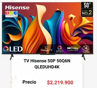 Claro Hisens TV 50P 50Q6N oferta