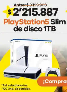 Éxito Sony playstation5 slim de disco 1tb oferta