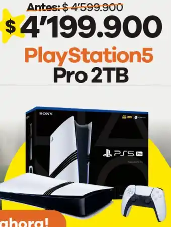 Éxito Sony playstation5 pro 2tb oferta