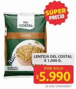 Ara Lenteja del costal oferta