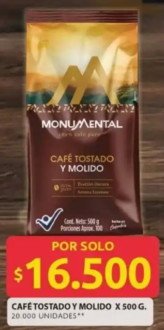 Ara Café tostado y molido oferta