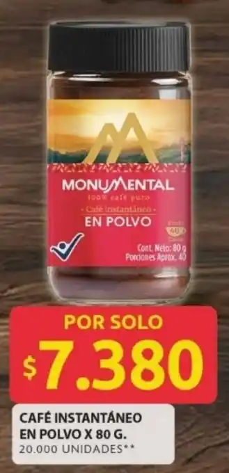 Ara Café instantáneo en polvo oferta