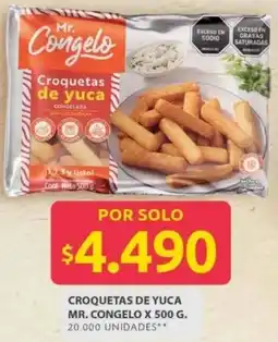 Ara Croquetas de yuca mr. congelo oferta