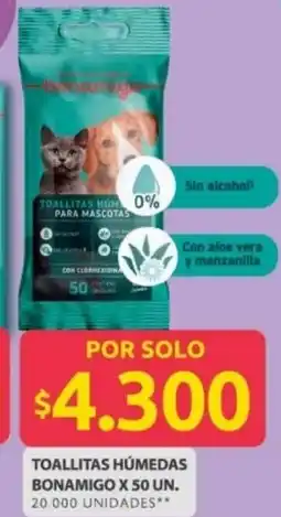 Ara Toallitas húmedas bonamigo oferta