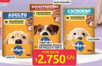 Ara Pedigree pouch de pollo oferta