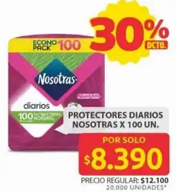 Ara Nosotras protectores diarios oferta