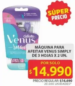 Ara Máquina para minesafeitar venus simply oferta