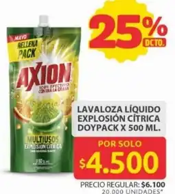 Ara Axion lavaloza líquido explosión citrica doypack oferta
