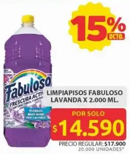 Ara Fabuloso limpiapisos lavanda oferta
