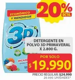 Ara 3D Detergente en polvo primaveral oferta