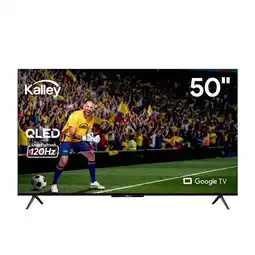 Alkomprar TV KALLEY 50 Pulgadas 126 cm 50GQ405 4K-UHD QLED Smart TV Google oferta