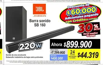 Alkomprar JBL - HARMAN Barra sonido SB 160 oferta