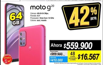 Alkomprar Moto g20 oferta