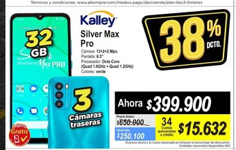 Alkomprar Kalley Silver Max Pro oferta