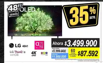 Alkomprar LG - 48A1 LG ThinQ AI webOS oferta