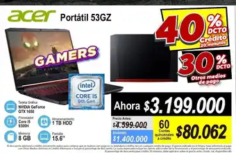 Alkomprar Acer - Portatil 53GZ oferta