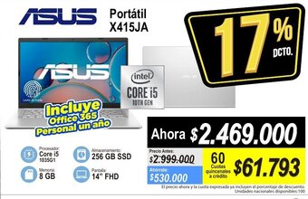Alkomprar Asus - Portatil X415JA oferta