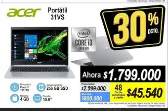 Alkomprar Acer - Portatil 31VS oferta
