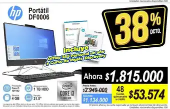 Alkomprar Hp - Portatil DF0006 oferta