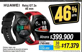Alkomprar Huawei - Reloj GT 2e 46mm oferta