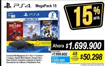 Alkomprar PS4 MegaPack 15 oferta