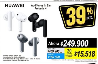Alkomprar Huawei - Audifonos In Ear Frebuds 4i oferta