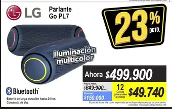 Alkomprar LG - Parlante Go PL7 oferta