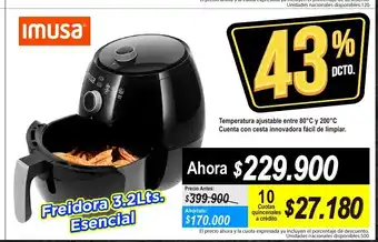 Alkomprar Imusa - Freidora 3.2Lts Esencial oferta