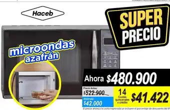 Alkomprar Haceb - Microondas azafran oferta