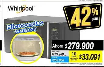 Alkomprar Whirlpool Microondas WM1807B oferta