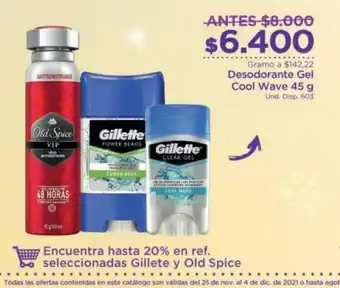 FarmaTodo Desodorante Gel Cool Wave 45g oferta