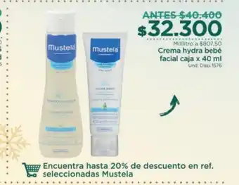 FarmaTodo Crema hydra bebe facial caja x 40 ml oferta